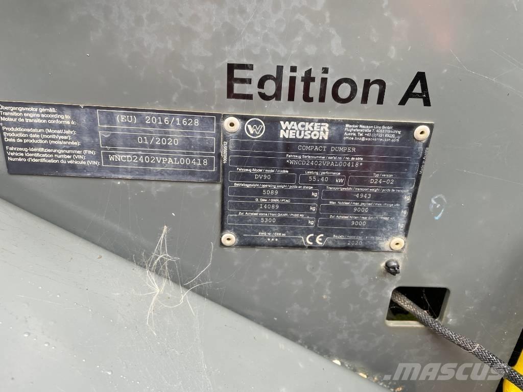 Wacker Neuson DV 90 Dumpers εργοταξίου