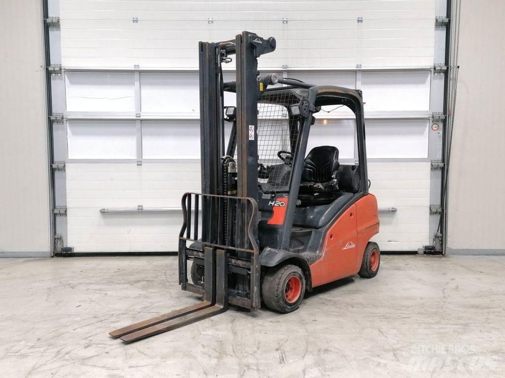 Linde H20T-02 Περονοφόρα ανυψωτικά κλαρκ με φυσικό αέριο LPG