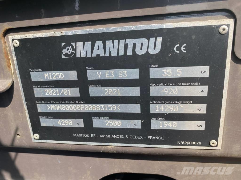 Manitou Mi25D Πετρελαιοκίνητα Κλαρκ