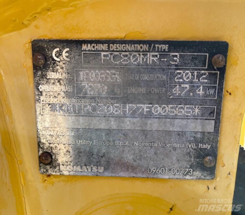 Komatsu PC 80 MR-3 Μίνι εκσκαφείς 7t - 12t