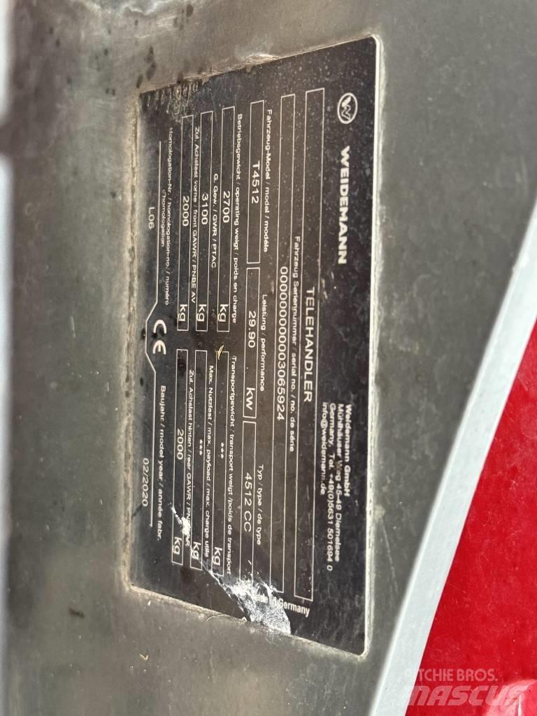 Weidemann T4512 Τηλεσκοπικοί ανυψωτές