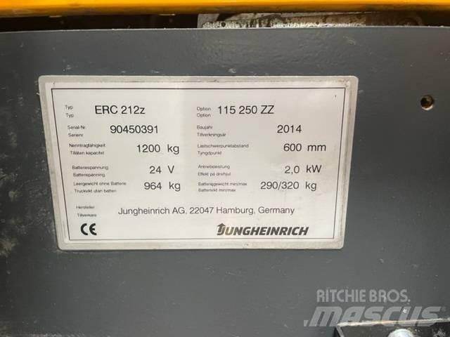 Jungheinrich ERC 212 Παλετοφόρα πεζού χειριστή με ιστό