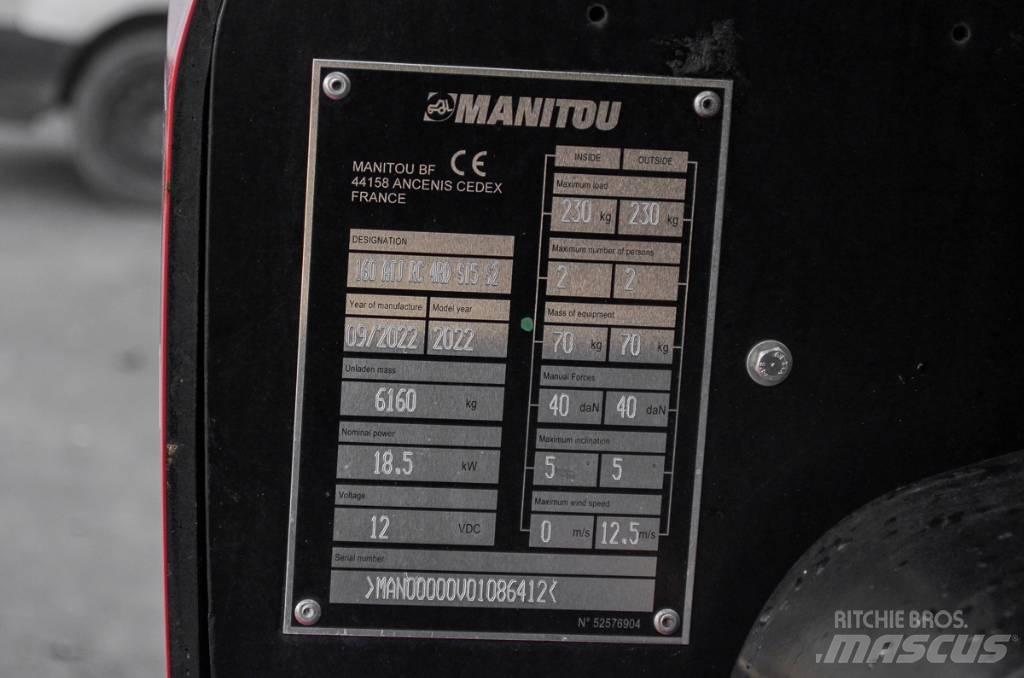 Manitou ATJ 160 Ανυψωτήρες με αρθρωτό βραχίονα