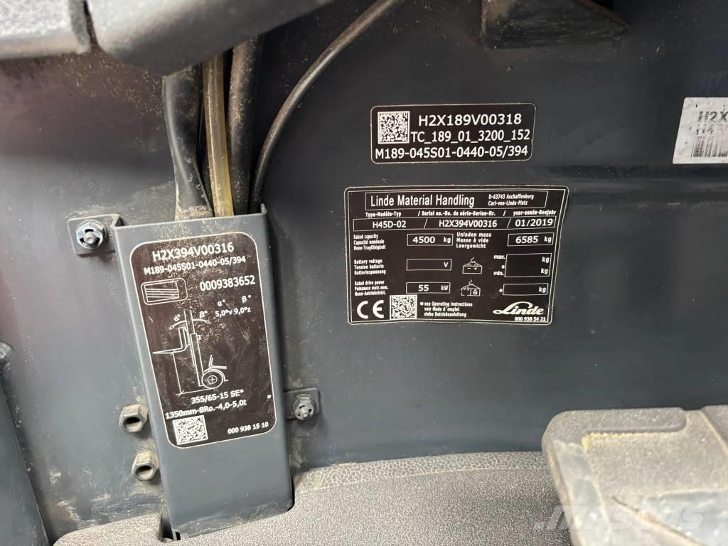 Linde H45D-02 EVO Πετρελαιοκίνητα Κλαρκ