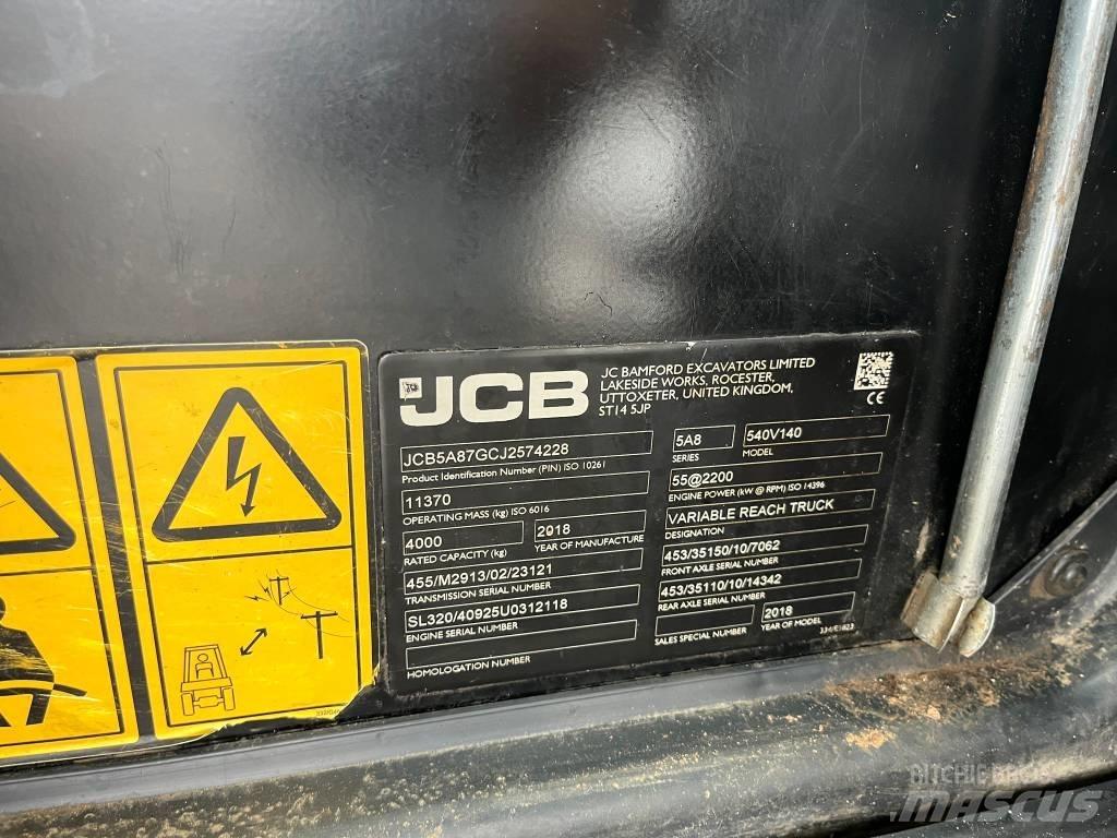 JCB 540-140 Τηλεσκοπικοί ανυψωτές