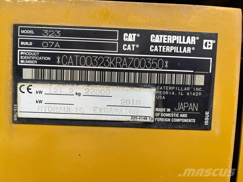 CAT 323 07A Εκσκαφείς με ερπύστριες