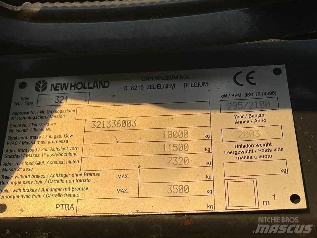 New Holland CX 880 Θεριζοαλωνιστικές μηχανές