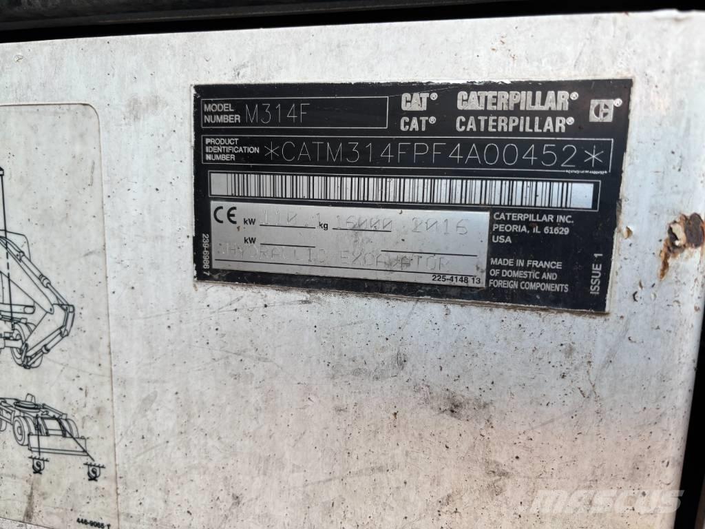 CAT m314f Εκσκαφείς με τροχούς - λάστιχα