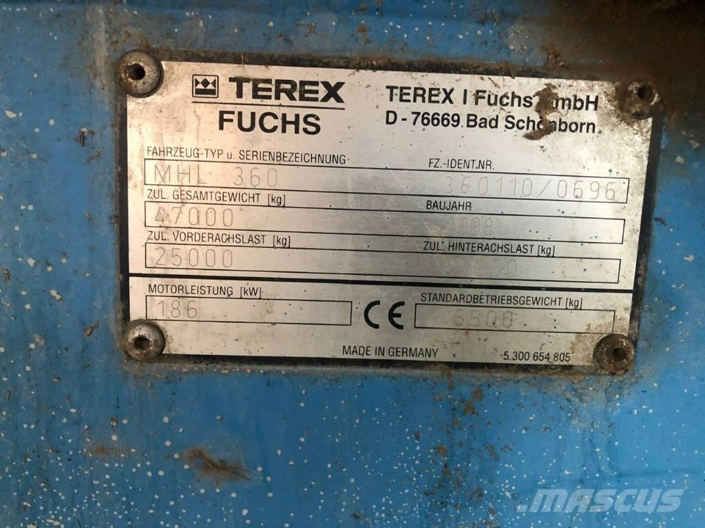 Terex Fuchs MHL 360 Εκσκαφείς με τροχούς - λάστιχα