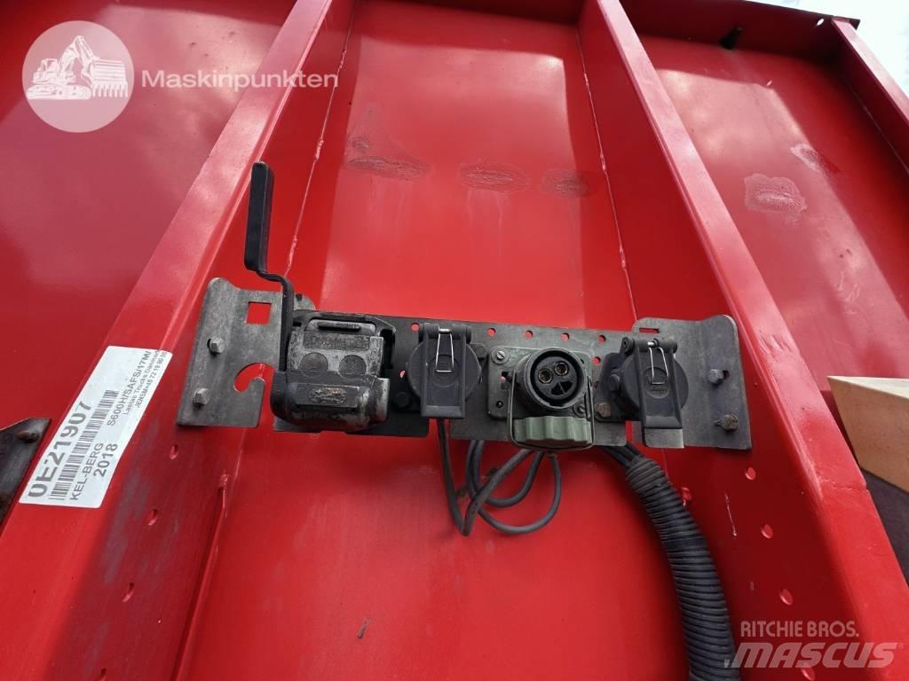 Kel-Berg S 600 H Επίπεδες/πλευρικώς ανοιγόμενες ημιρυμούλκες