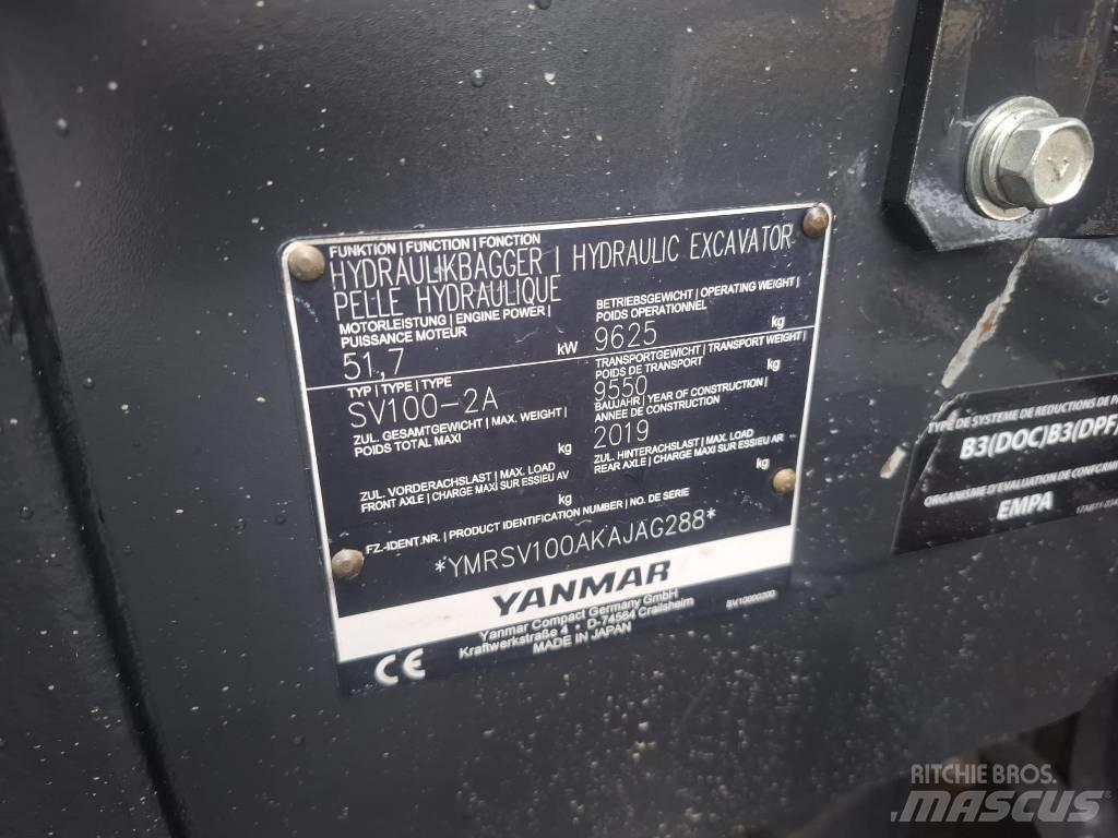 Yanmar SV 100-2A Μίνι εκσκαφείς 7t - 12t