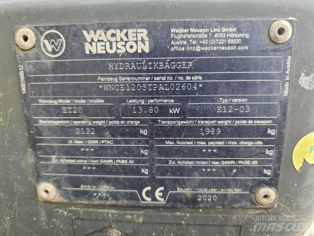 Wacker Neuson ET 20 Εκσκαφάκι (διαβολάκι) < 7t