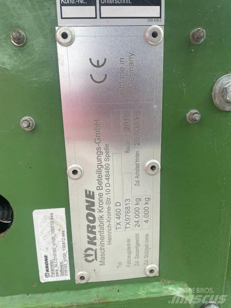 Krone TX 460 D Λοιπές ρυμούλκες