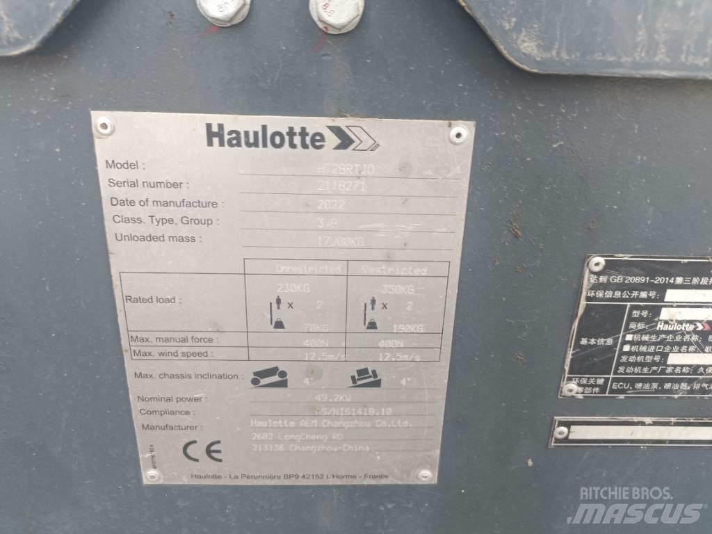 Haulotte HT28RTJO Ανυψωτήρες με τηλεσκοπικό βραχίονα