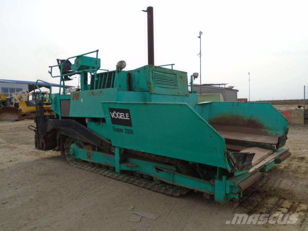Vögele Super 2000 Επίστρωση ασφάλτου