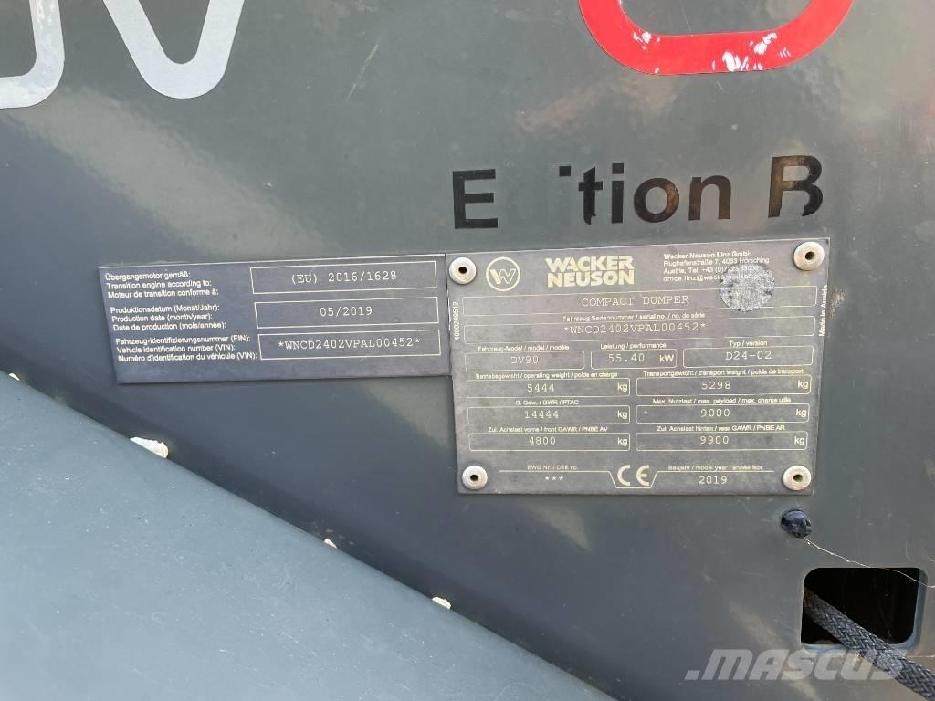 Wacker Neuson DV 90 Dumpers εργοταξίου