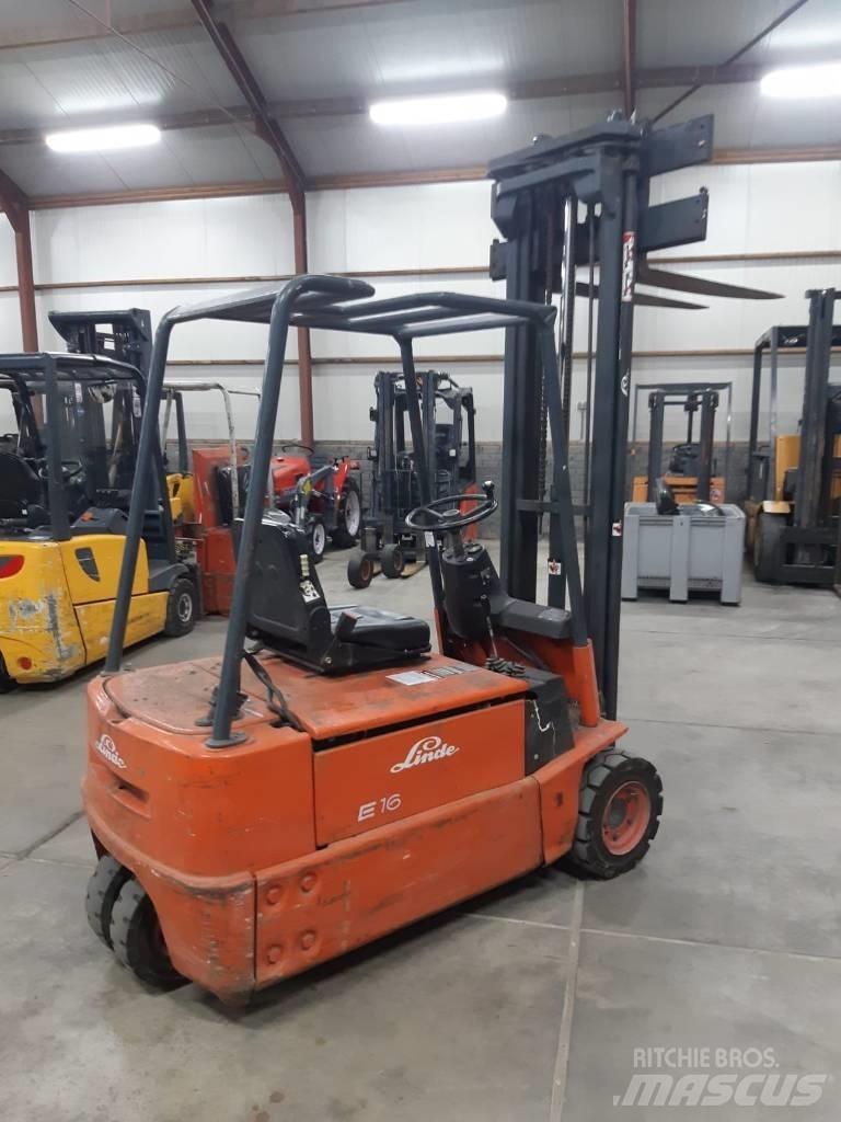 Linde E 16 Ηλεκτρικά περονοφόρα ανυψωτικά κλαρκ