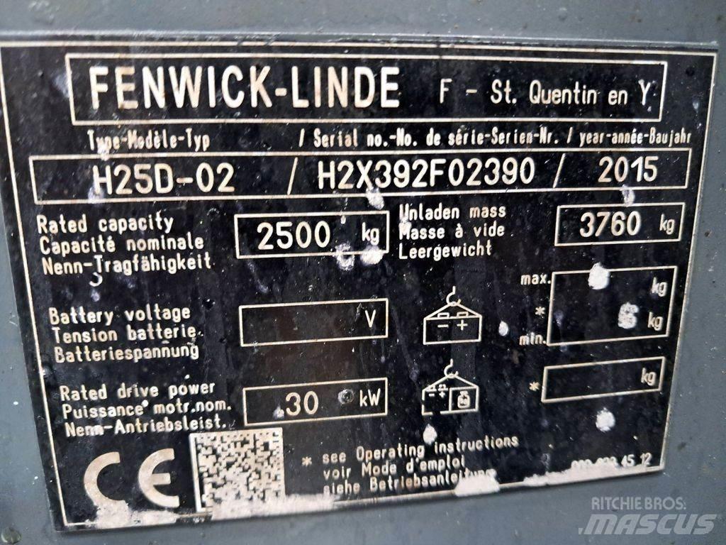 Linde H25D-02 Πετρελαιοκίνητα Κλαρκ