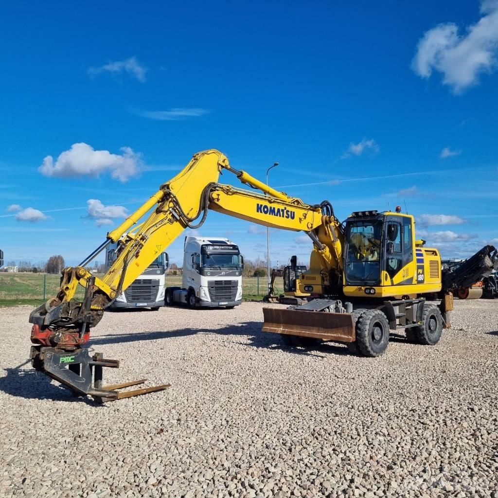 Komatsu PW180 - 11E0 Εκσκαφείς με τροχούς - λάστιχα