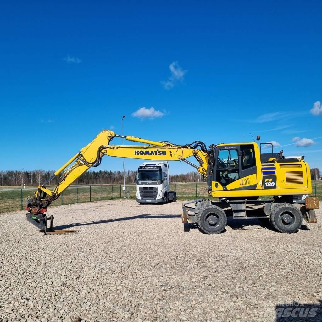 Komatsu PW180 - 11E0 Εκσκαφείς με τροχούς - λάστιχα