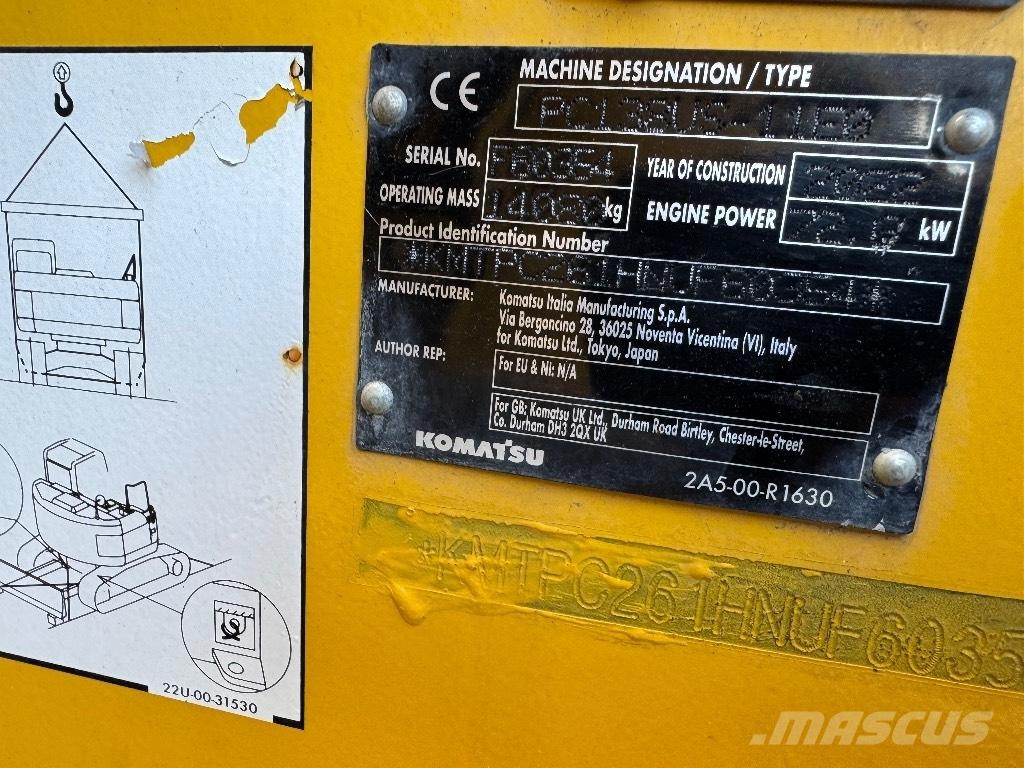 Komatsu PC 138 US-11 Εκσκαφείς με ερπύστριες