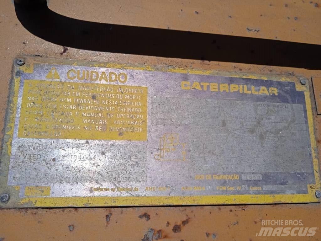 CAT V35D Περονοφόρα ανυψωτικά κλαρκ με φυσικό αέριο LPG