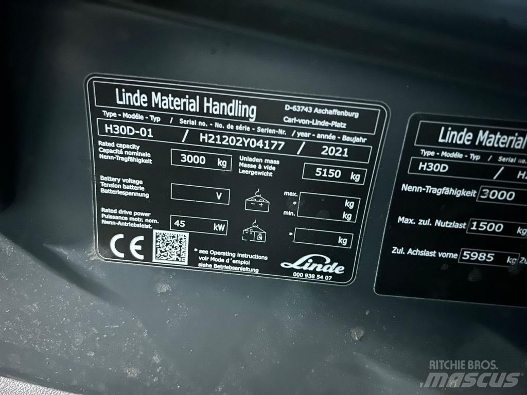 Linde H30D/1202 Πετρελαιοκίνητα Κλαρκ