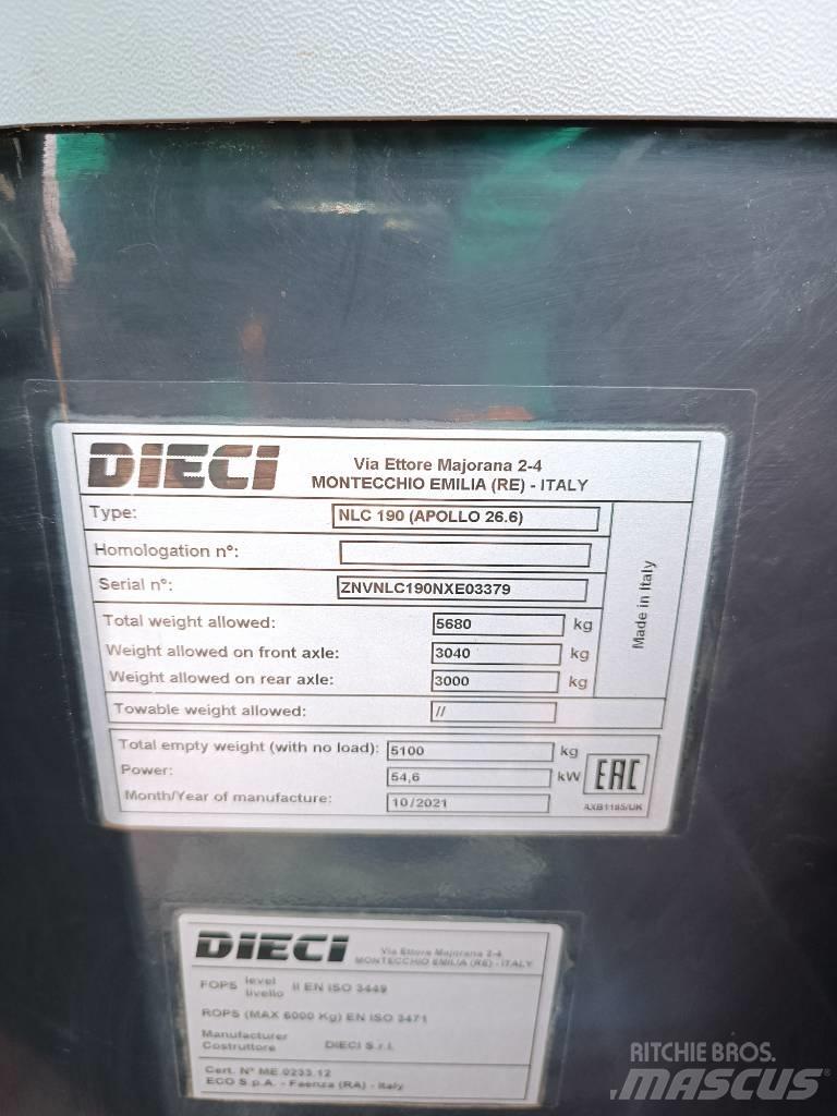 Dieci Apollo 26.6 Τηλεσκοπικοί ανυψωτές