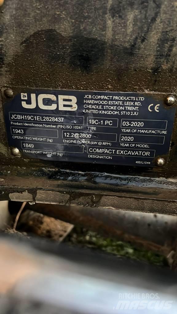 JCB 19 C-1 Εκσκαφάκι (διαβολάκι) < 7t