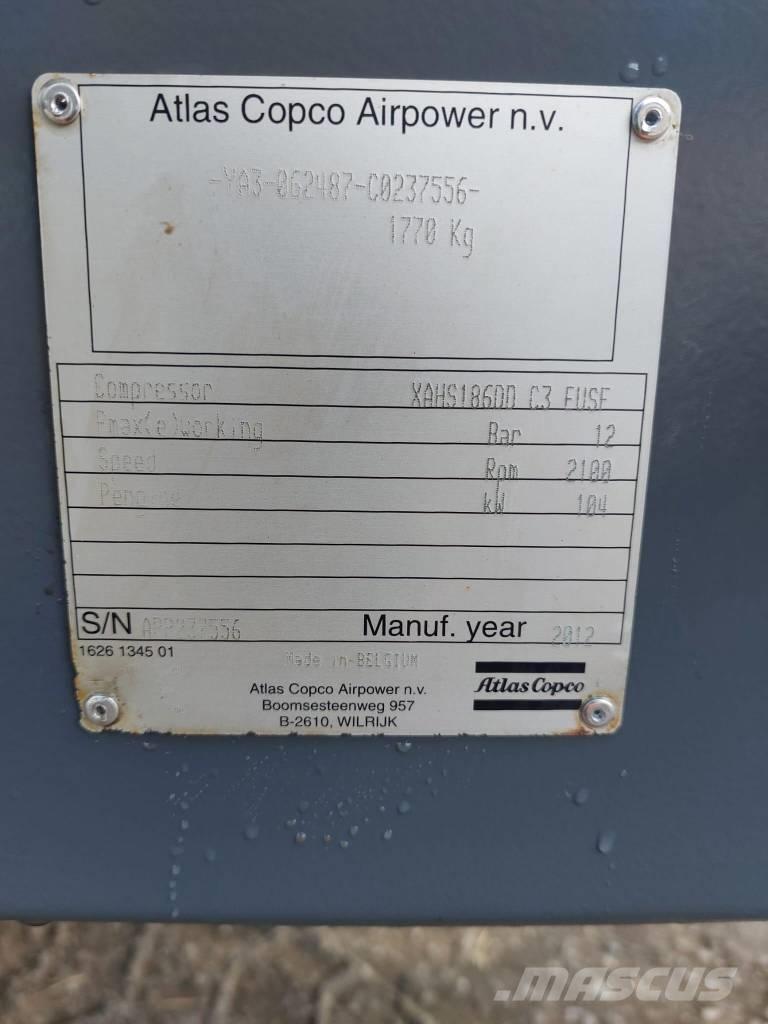 Atlas Copco XAHS186 Συμπιεστές
