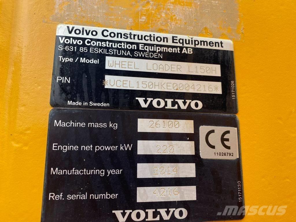 Volvo L 150 H Φορτωτές με λάστιχα (Τροχοφόροι)
