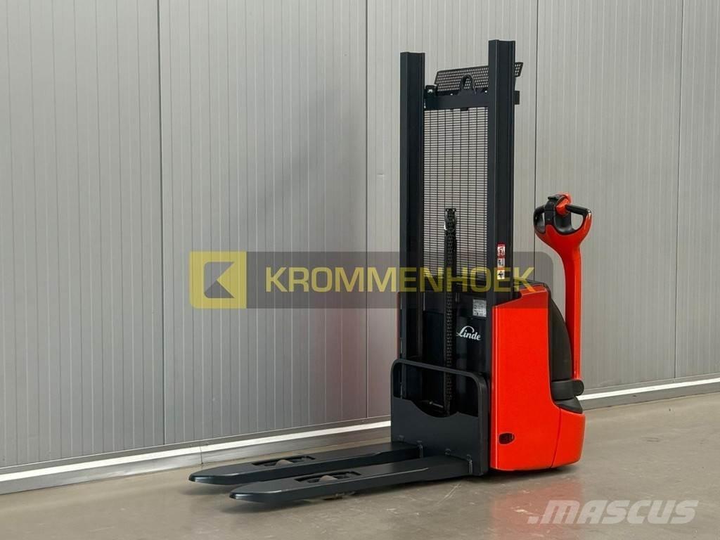 Linde L 10 Παλετοφόρα πεζού χειριστή με ιστό