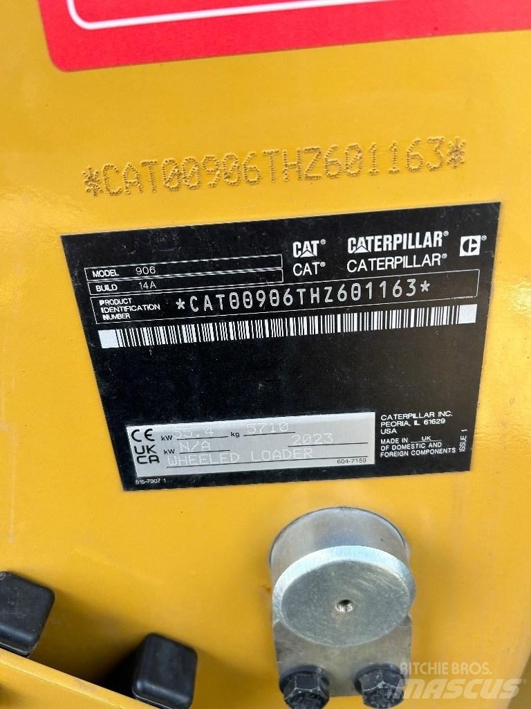 CAT 906 Φορτωτές με λάστιχα (Τροχοφόροι)