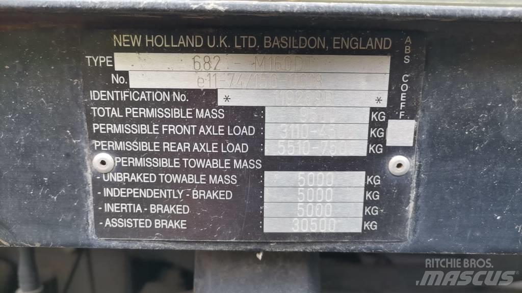 New Holland M160 Τρακτέρ