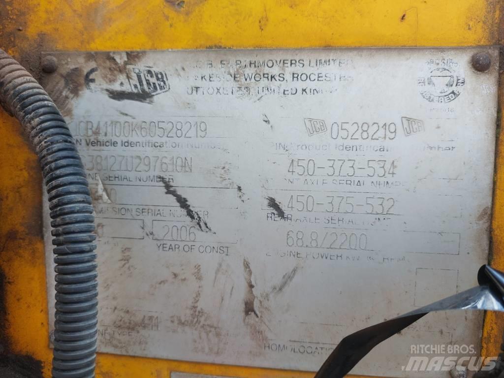JCB 411 Φορτωτές με λάστιχα (Τροχοφόροι)