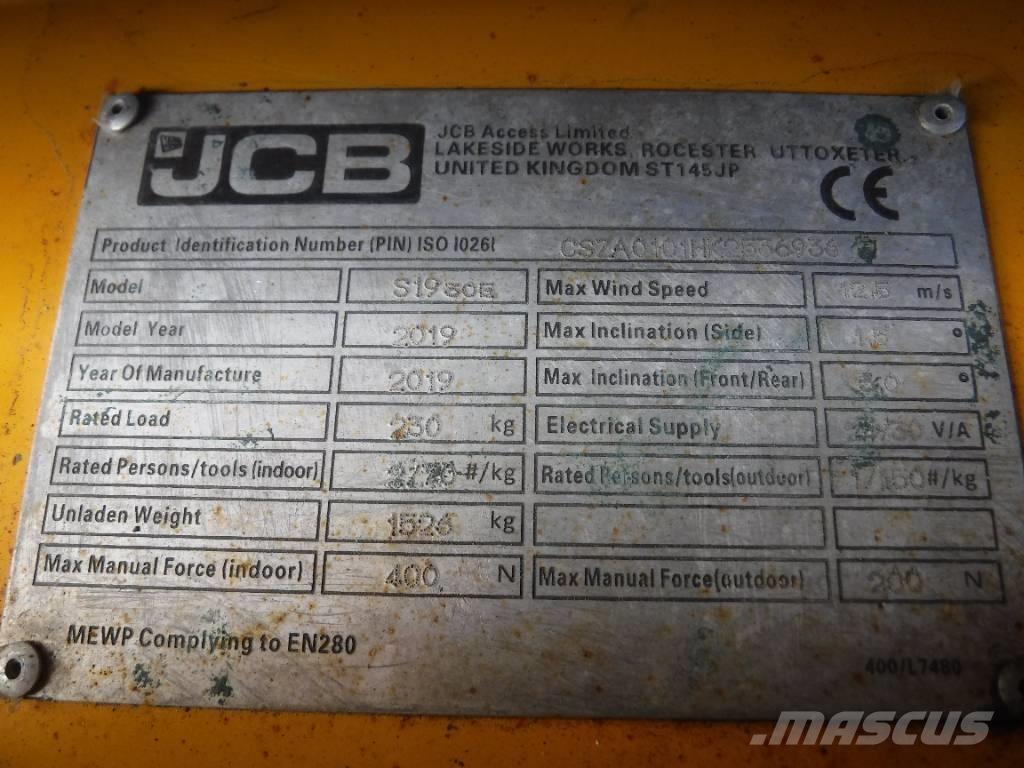 JCB S 1930 E Ανυψωτήρες ψαλιδωτής άρθρωσης