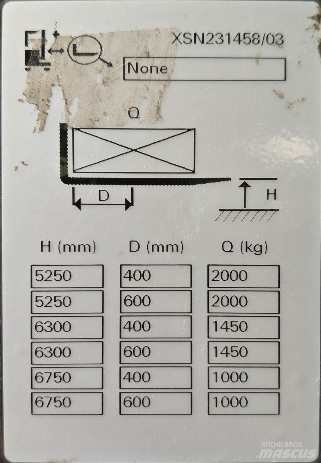 Atlet XSN160 Χειροκίνητο περονοφόρο ανυψωτικό με πλατφόρμα
