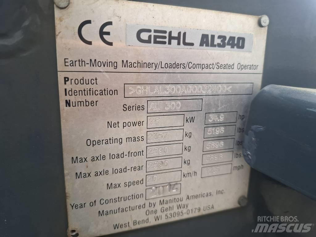 Gehl AL 340 Φορτωτές με λάστιχα (Τροχοφόροι)