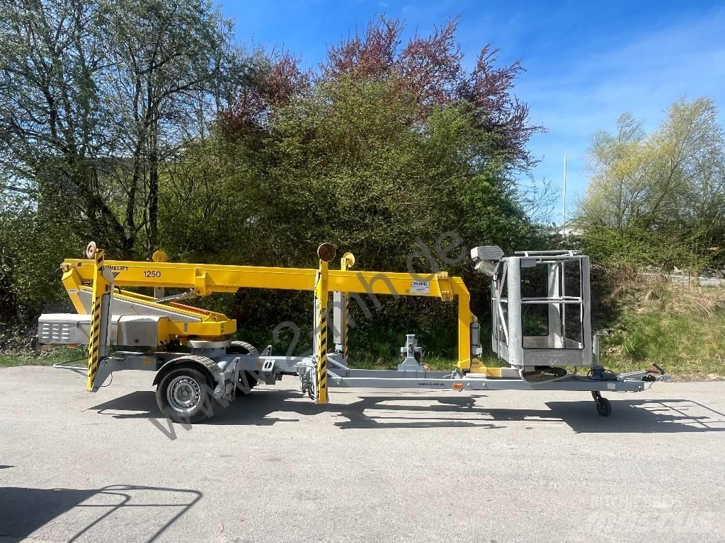 Omme 1250 EBZ Εναέριες πλατφόρμες τοποθετημένες σε ρυμούλκα