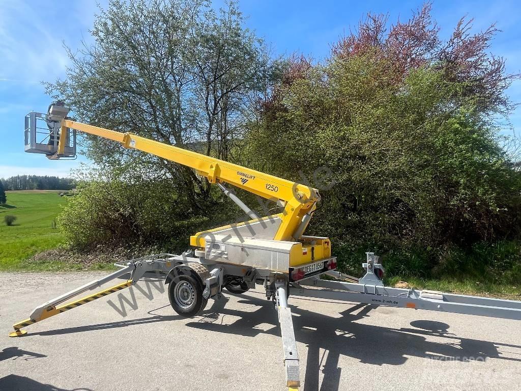 Omme 1250 EBZ Εναέριες πλατφόρμες τοποθετημένες σε ρυμούλκα