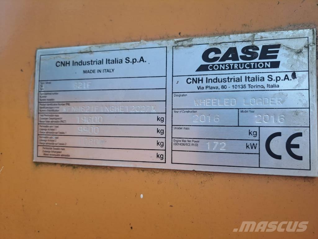 CASE 821 FXR Φορτωτές με λάστιχα (Τροχοφόροι)