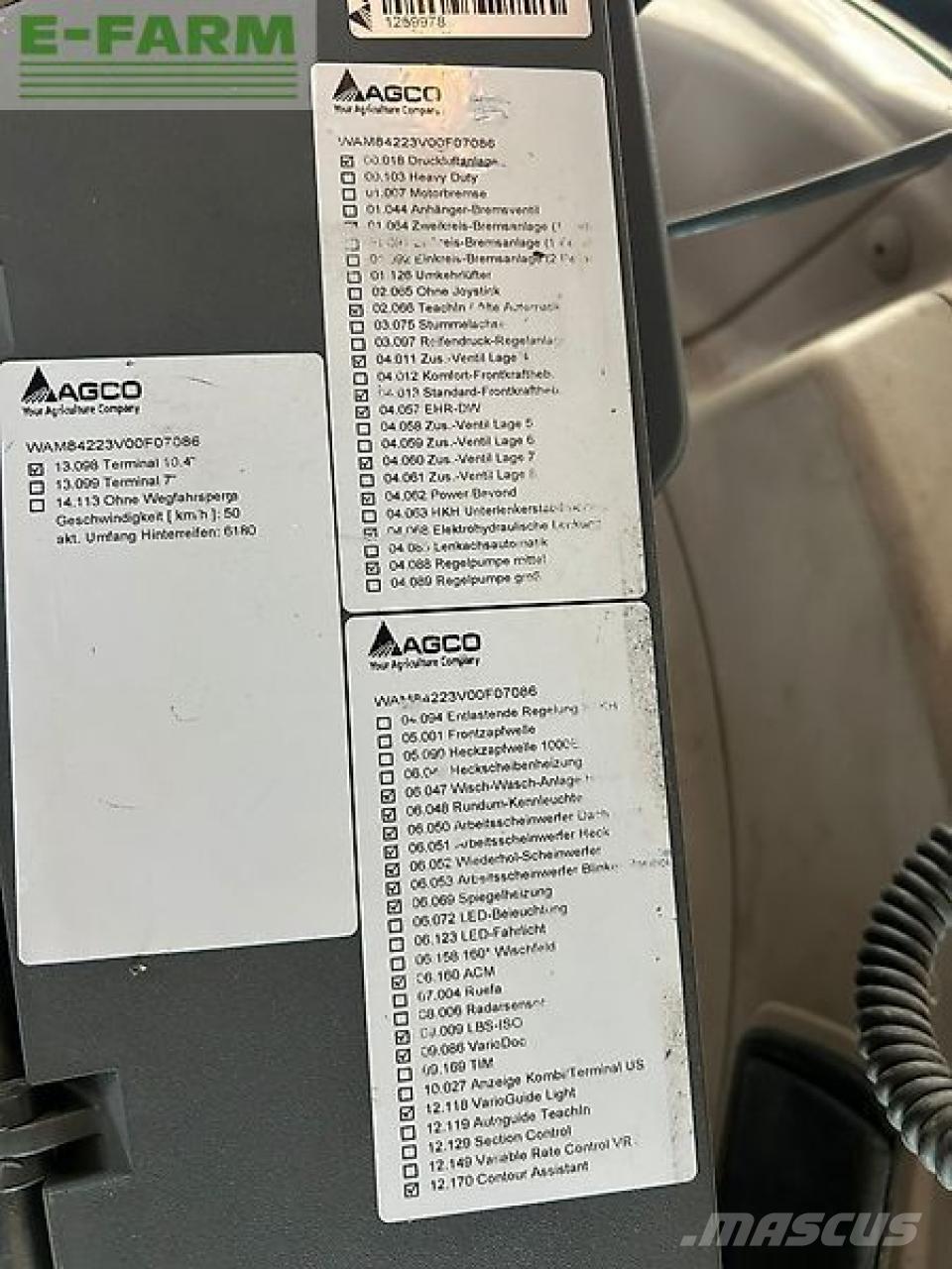 Fendt 828 vario Τρακτέρ