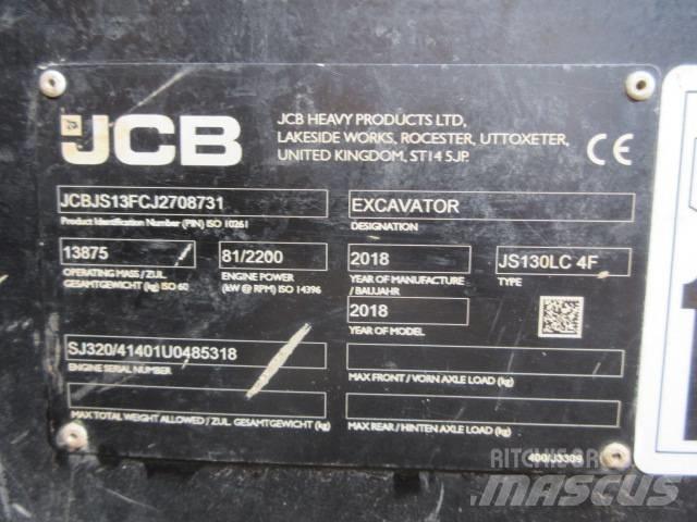 JCB JS130LC Plus+ Εκσκαφείς με ερπύστριες