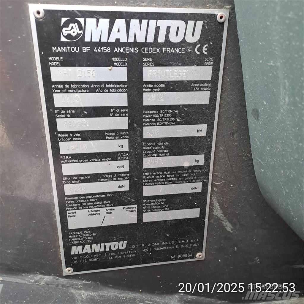 Manitou 2150MRT Τηλεσκοπικοί ανυψωτές