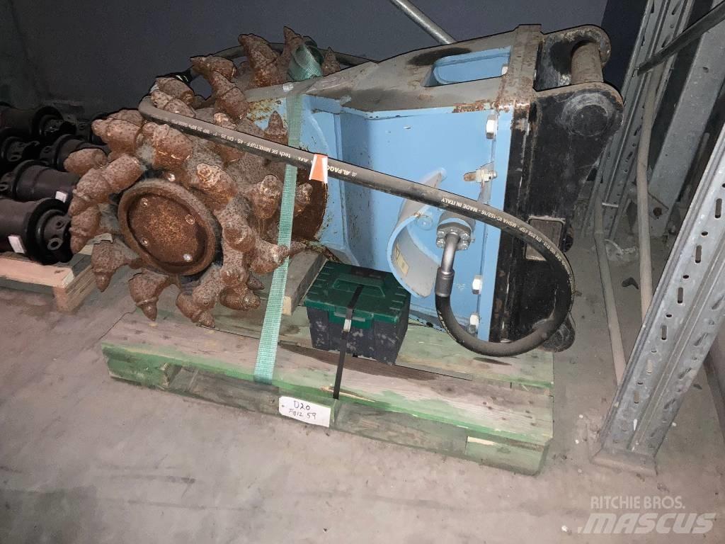 Rockwheel D20-G-ROG Επεξεργασίας επίστρωσης ασφάλτου