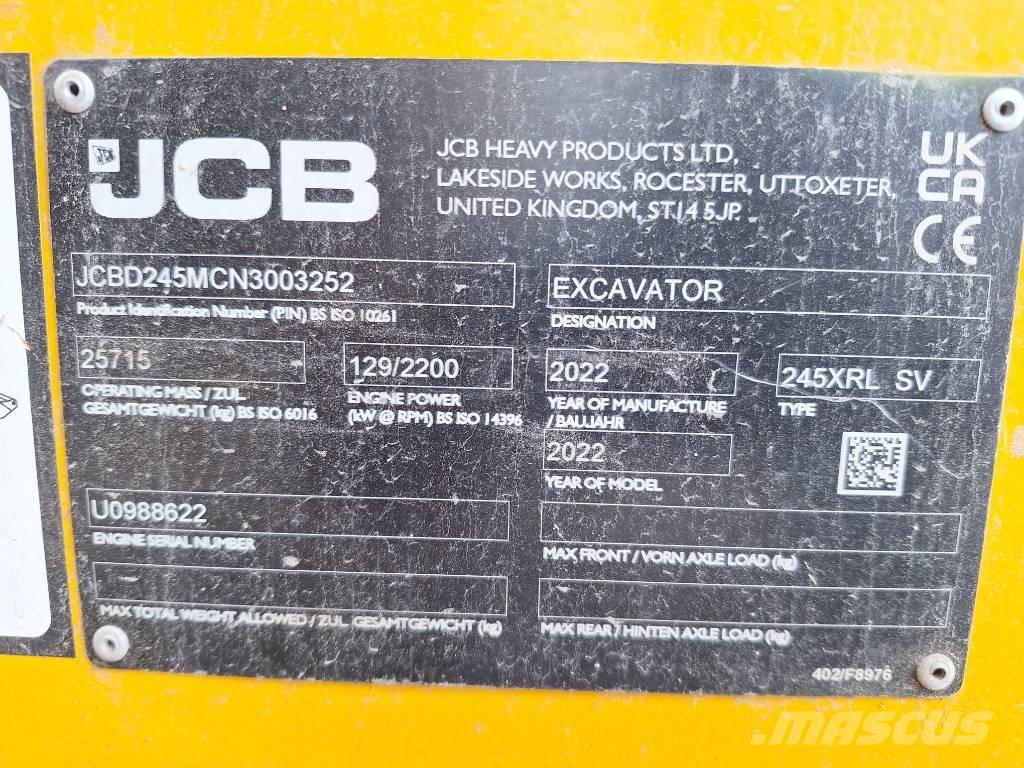 JCB 245 XR LC Εκσκαφείς με ερπύστριες