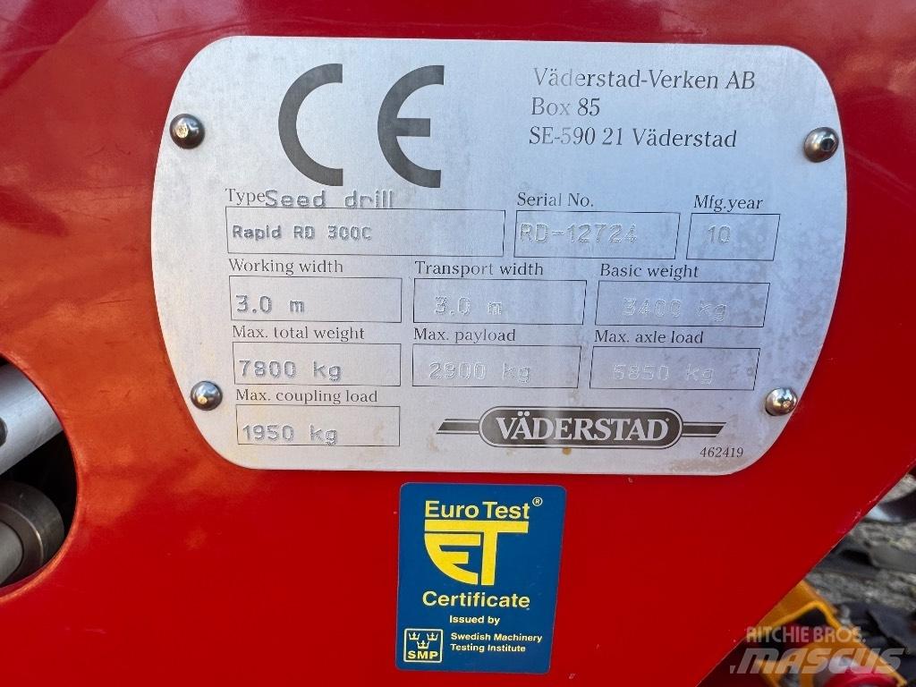 Väderstad Rapid 300C Συνδυαστικοί σπορείς