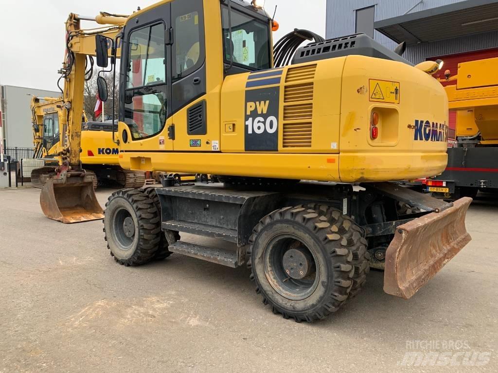 Komatsu PW 160 Εκσκαφείς με τροχούς - λάστιχα