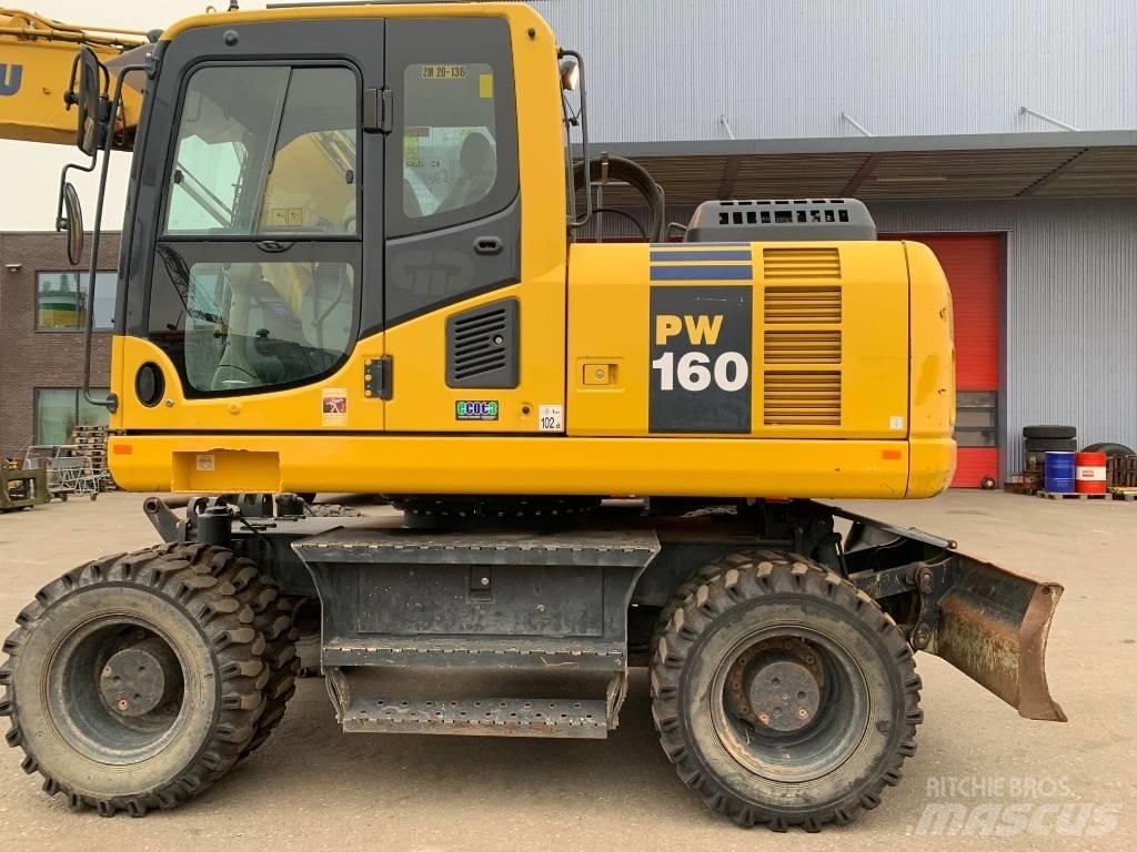 Komatsu PW 160 Εκσκαφείς με τροχούς - λάστιχα