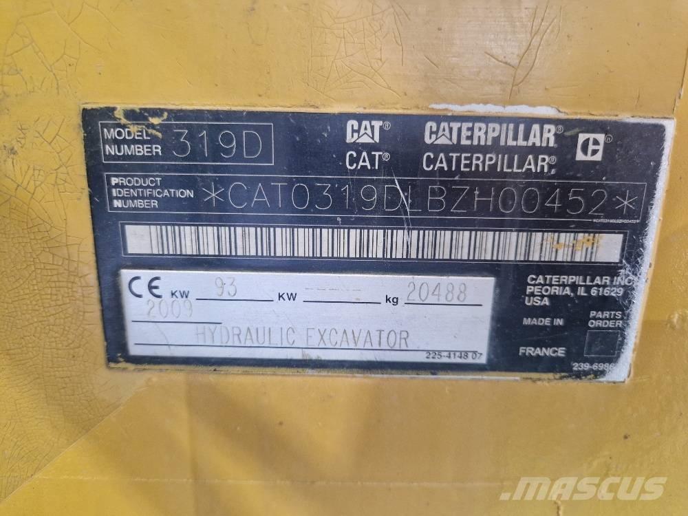 CAT 319D Εκσκαφείς με ερπύστριες